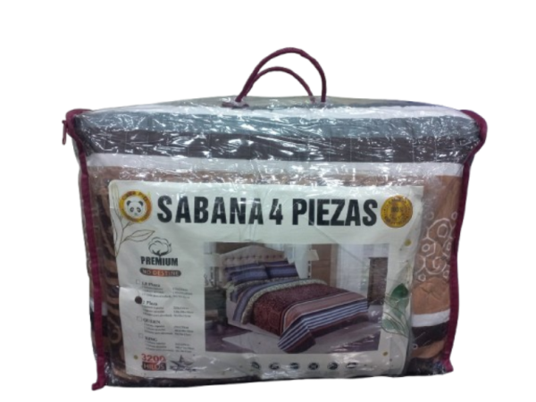 JUEGO DE SABANA 4 PIEZAS